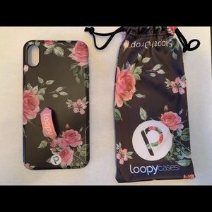 Loopy case (midnight rose)